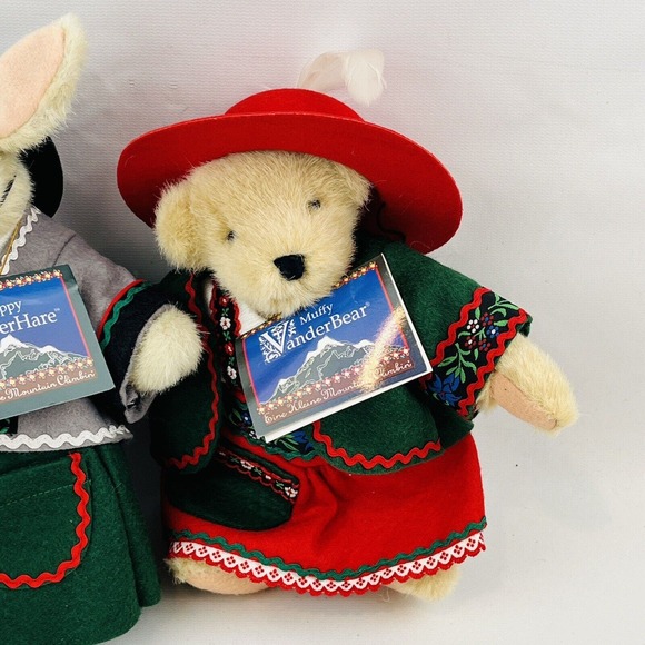Eine Kleine Mountain Climbin' Muffy Vanderbear & Hoppy Vanderhare Lot NABCO 1992 - Picture 3 of 4